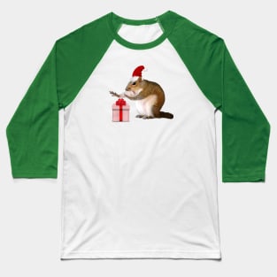 Xmas Squirrel Baseball T-Shirt